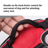 Reflective Nylon Large Dog Adjustable Harness