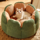 Petal-Shaped Basket Bed