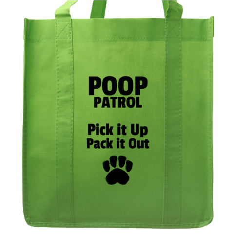 Poop Patrol Tote Bag