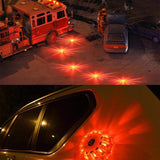 Road Safety Red Flashing Warning LED Light