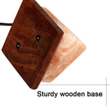 USB Himalayan Salt Lamp | Wooden Base