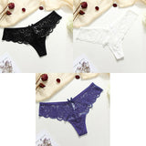 3 pc Lacy Stretch Thong