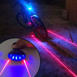 LED/Laser Flashing Bike Light