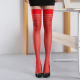 Thigh High Sheer Lace Stocking