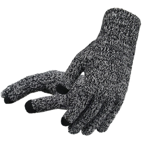 Men's Knitted Touch Screen Gloves