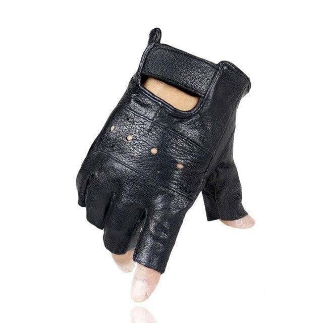 Slip-resistant Half Gloves | Genuine Quality Leather
