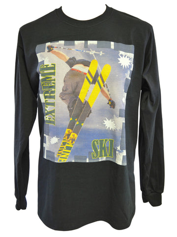 Stripe Skis Black T-shirt