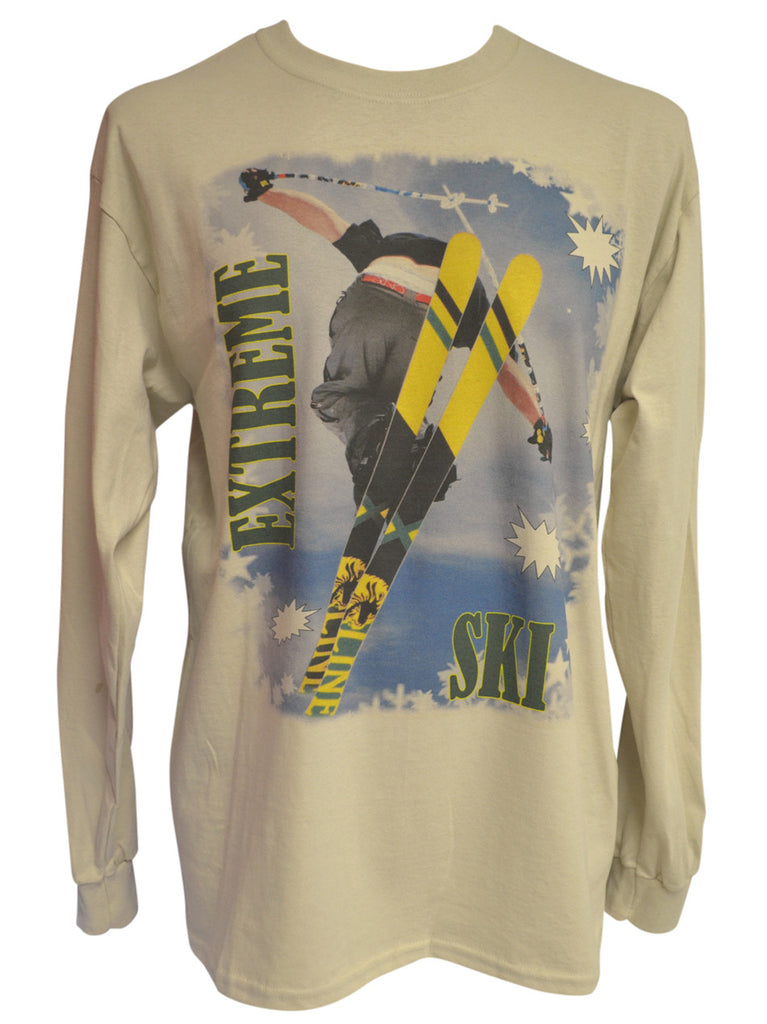 Stripe Skis Sand T-shirt